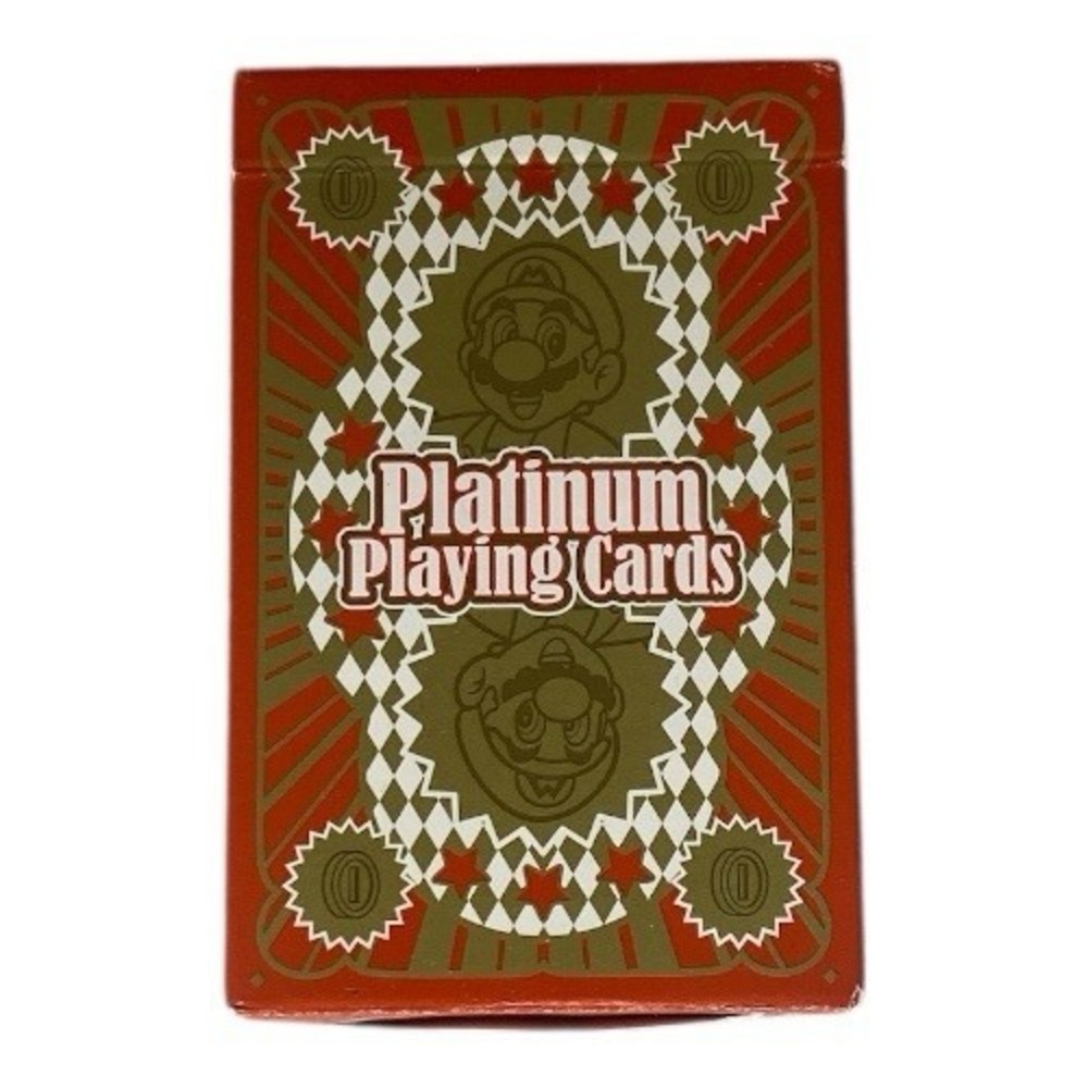 NEW Platinum Playing Cards Official Club Nintendo Collection Mario Bros 2012